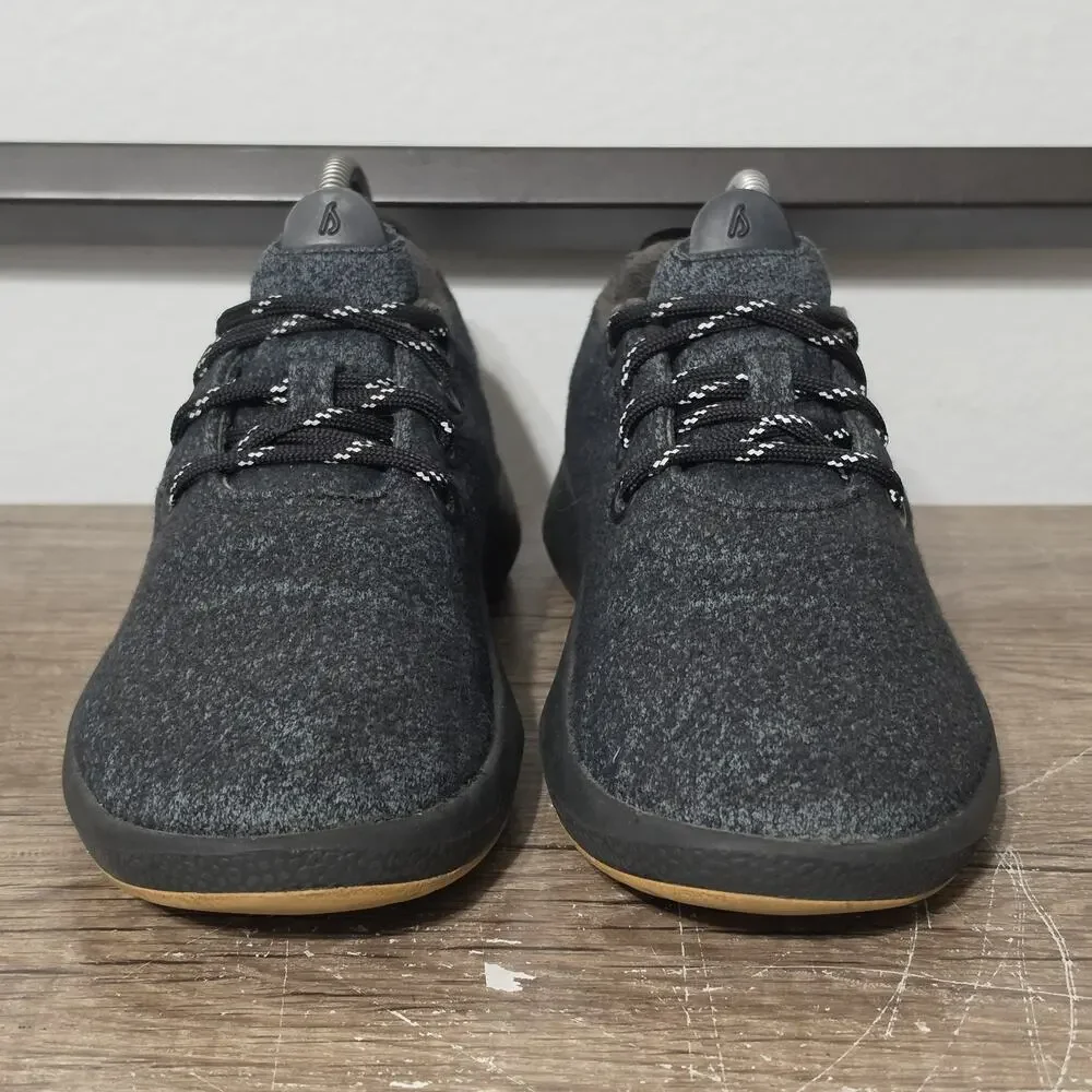 Allbirds Wool Runner Mizzles Women’s Casual Shoes Sneakers Size 8 Black/Green